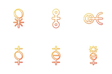 Alchemistisches Symbol Symbolpack