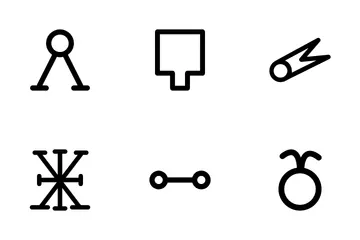 Alchemistisches Symbol Symbolpack