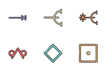 Alchemistisches Symbol Symbolpack