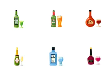 Alcohol Paquete de Iconos