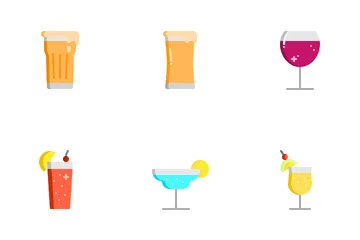 Alcohol And Drink Icon Pack