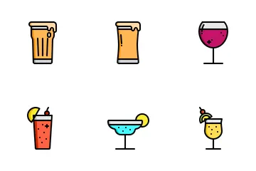 Alcohol And Drink Icon Pack