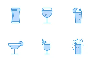 Alcohol y bebida Paquete de Iconos