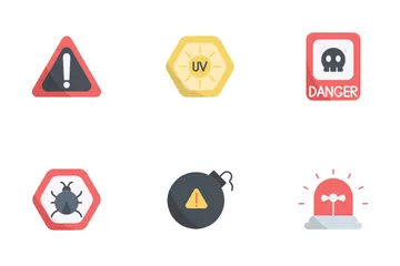 Alerta y advertencia Paquete de Iconos