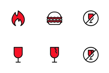 Alerta y precaución Paquete de Iconos