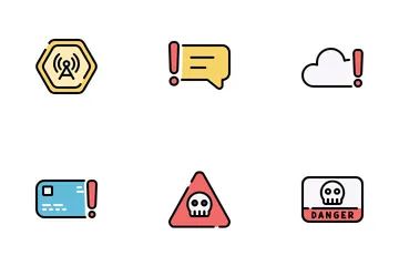 Alerte et avertissement Icon Pack