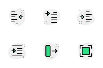 Alignement et paragraphe Icon Pack