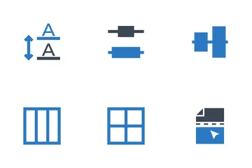 Alignement et paragraphe Pack d'Icônes