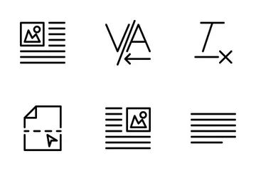 Alignment And Paragraph  Icon Pack