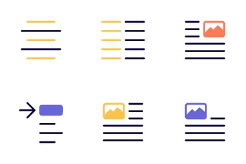 Alignment And Paragraph Icon Pack