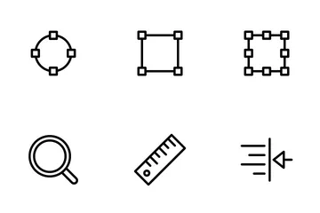 Alignment And Tools - Outline Icon Pack