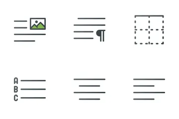 Alignment & Paragraph Icon Pack