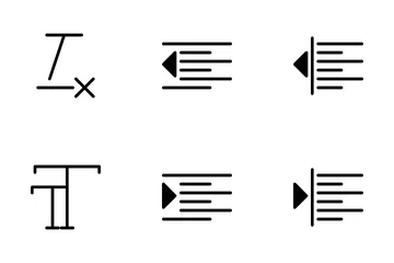 Alignment & Paragraph Icon Pack