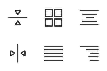 Alignment & Text Icon Pack