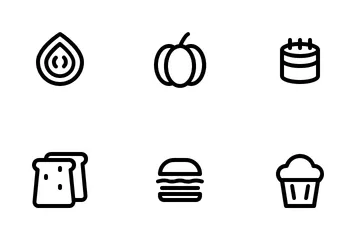 Alimentos y bebidas Icon Pack