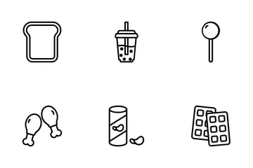 Alimentos y bebidas Icon Pack