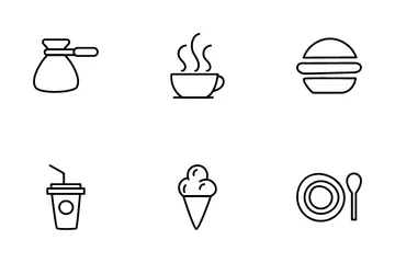 Alimentos y bebidas Icon Pack