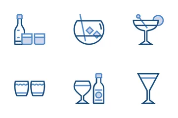 Alkoholisches Getränk Symbolpack