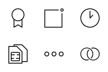 Allgemeiner Symbolsatz für die Benutzeroberfläche Symbolpack