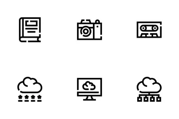 Almacenamiento de datos Paquete de Iconos