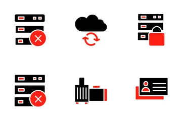 Almacenamiento de datos Paquete de Iconos