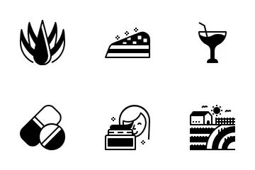 Aloe Vera Products Icon Pack