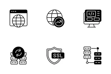 Alojamiento web Paquete de Iconos