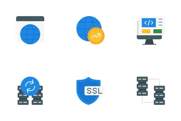 Alojamiento web Paquete de Iconos