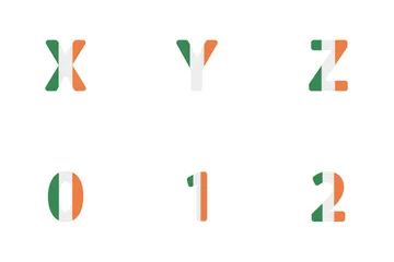 Alphabet And Number Ireland Icon Pack