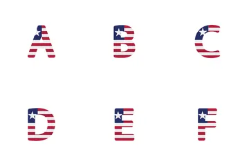 Alphabet And Number Liberia Icon Pack