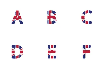 Alphabet And Number United Kingdom Icon Pack