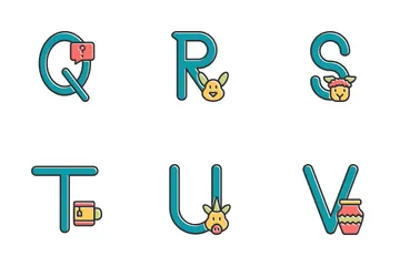 Alphabet Letters Icon Pack