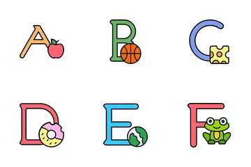 Alphabet Letters Icon Pack