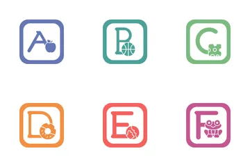 Alphabet Letters Icon Pack