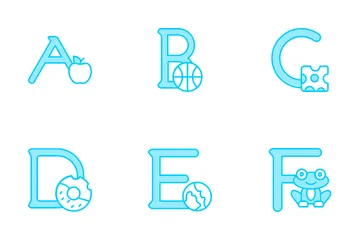 Alphabet Letters Icon Pack