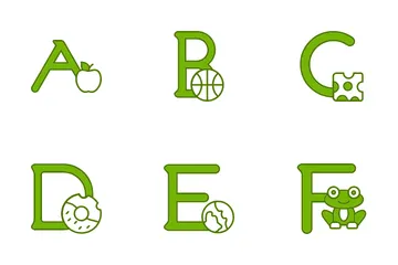 Alphabet Letters Icon Pack