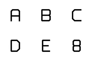 Alphabets & Numbers Icon Pack