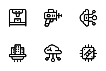 Alta tecnología Paquete de Iconos