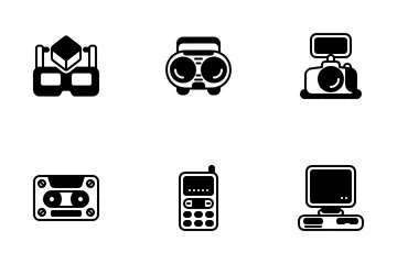 Alte Technologie Symbolpack