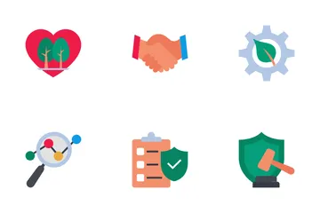 Governance sociale dell'ambiente Vol-2 Icon Pack