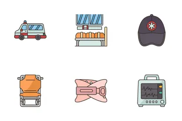 Ambulance Tools Icon Pack