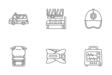 Ambulance Tools Icon Pack