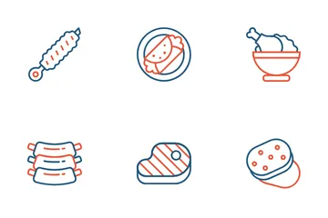 American Food Icon Pack