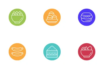 American Food Icon Pack