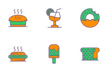 American Food Icon Pack