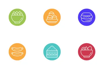 American Food Icon Pack