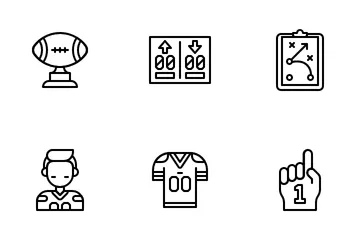 American Football Icon Pack