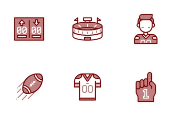 American Football Icon Pack