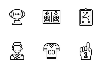 American Football Icon Pack