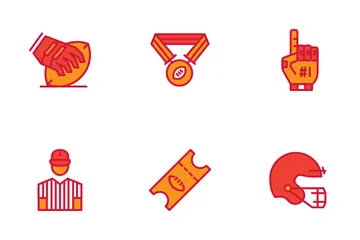 American Football Icon Pack